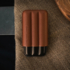 Футляр на 3 сигары Le Petit - Trio - Brown Pebble вид 3