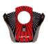 Каттер Lotus Deception Techni Color Red Starburst & Gunmetal 62 RG CUT408TC вид 2