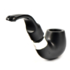 Курительная трубка Peterson De Luxe System Ebony 12.5 P_Lip, 9 мм вид 4