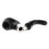 Курительная трубка Peterson De Luxe System Ebony 12.5 P_Lip, без фильтра вид 3