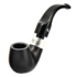 Курительная трубка Peterson De Luxe System Ebony 12.5 P_Lip, без фильтра вид 5