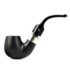 Курительная трубка Peterson De Luxe System Ebony 20s P-Lip, 9 мм вид 1