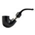 Курительная трубка Peterson De Luxe System Ebony 8s P-Lip, 9 мм вид 1