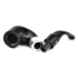 Курительная трубка Peterson De Luxe System Ebony 8s P-Lip, 9 мм вид 3
