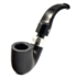 Курительная трубка Peterson De Luxe System Ebony 8s P-Lip, без фильтра вид 2