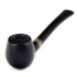 Курительная трубка Peterson Junior Ebony - Canted Apple Silver Mounted, без фильтра вид 5