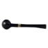 Курительная трубка Peterson Junior Ebony - Canted Apple Silver Mounted, без фильтра вид 2