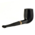 Курительная трубка Peterson Junior Ebony - Silver Mounted Straight Billiard, без фильтра вид 2