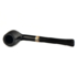 Курительная трубка Peterson Junior Ebony - Silver Mounted Straight Billiard, без фильтра вид 5