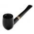 Курительная трубка Peterson Junior Ebony - Silver Mounted Straight Billiard, без фильтра вид 3