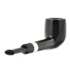 Курительная трубка Peterson Junior Ebony - Silver Mounted Straight Lovat, без фильтра вид 6