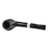 Курительная трубка Peterson Junior Ebony - Silver Mounted Straight Lovat, без фильтра вид 4