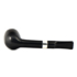 Курительная трубка Peterson Junior Ebony - Silver Mounted Straight Lovat, без фильтра вид 3