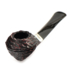 Курительная трубка Peterson Junior - Rustic - Nickel Mounted Straight Buldog, без фильтра вид 3