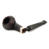 Курительная трубка Peterson Junior - Rustic - Nickel Mounted Straight Buldog, без фильтра вид 6