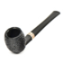 Курительная трубка Peterson Junior SandBlast - Silver Mounted Belge, без фильтра вид 6
