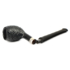 Курительная трубка Peterson Junior SandBlast - Silver Mounted Belge, без фильтра вид 4