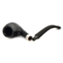Курительная трубка Peterson Junior SandBlast - Silver Mounted Bent Billard, без фильтра вид 6