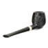Курительная трубка Peterson Junior SandBlast - Silver Mounted Canted Apple, без фильтра вид 5
