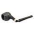 Курительная трубка Peterson Junior SandBlast - Silver Mounted Canted Apple, без фильтра вид 6