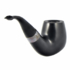 Курительная трубка Peterson Sherlock Holmes - Ebony - Professor P-Lip, без фильтра вид 2