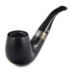 Курительная трубка Peterson Sherlock Holmes - Ebony - Professor P-Lip, без фильтра вид 6