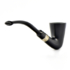 Курительная трубка Peterson Speciality Pipes - Calabash - Ebony Silver Mounted, без фильтра вид 5