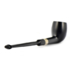 Курительная трубка Peterson Speciality Pipes - Belgique - Ebony Silver Mounted, без фильтра вид 2