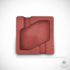 Пепельница Le Petit DYAD - Red Concrete Ashtray (Красная) вид 1