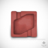 Пепельница DYAD - Red Concrete Ashtray (Красная) вид 1