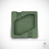 Пепельница DYAD - Green Concrete Ashtray (Зеленая) вид 1
