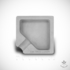 Пепельница MONAD - Gray Concrete Ashtray (Серая) вид 1