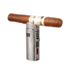 Зажигалка сигарная Passatore, тройное пламя, с пробойником и сигарным ложементом, серебристый антик 234-552 вид 7