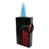 Зажигалка Lotus Orion Black Matte & Polished Red 5200 вид 2